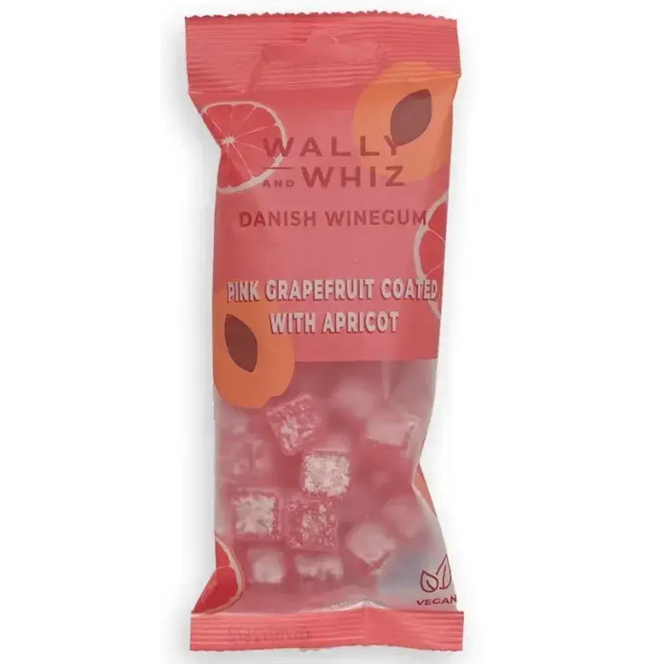 Wally & Whiz Pink Grapefruit Winegum with Apricot Dust, 56g