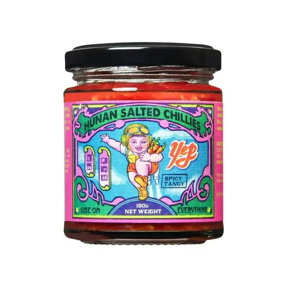 Yep Kitchen Hunan Salted Chillies, 160g