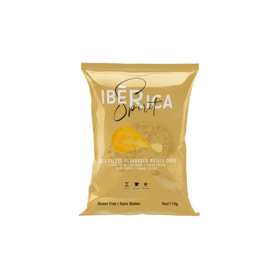 Iberica Spirit Aged Cheese Potato Chips, 115g