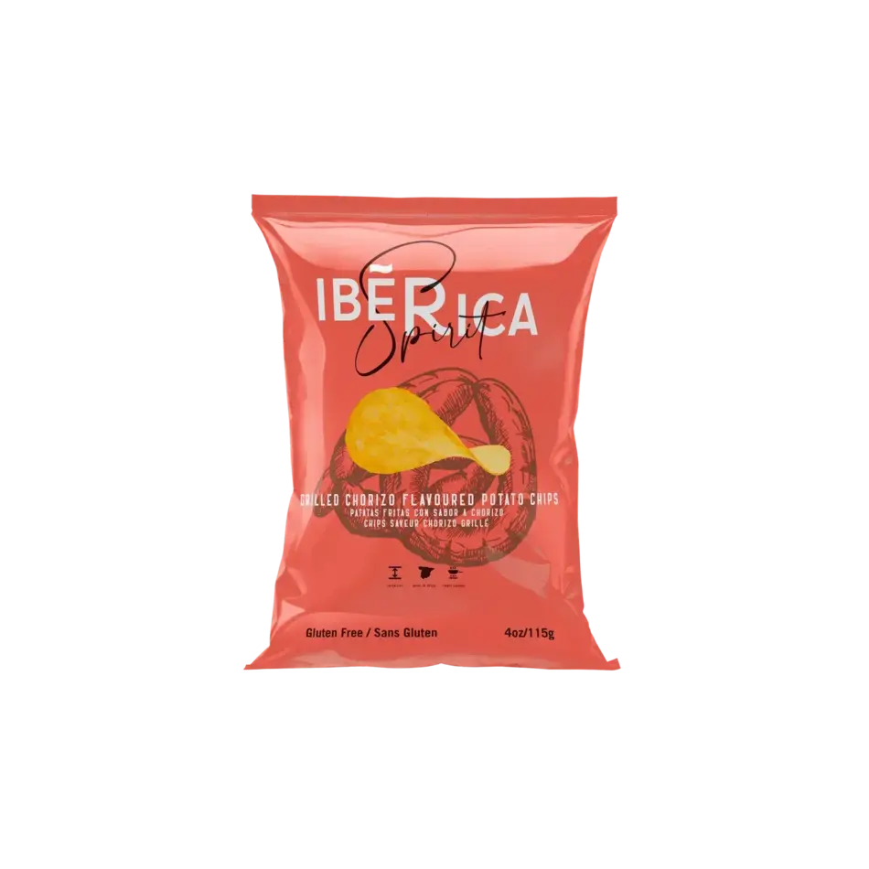 Iberica Spirit Grilled Chorizo Potato Chips, 115g