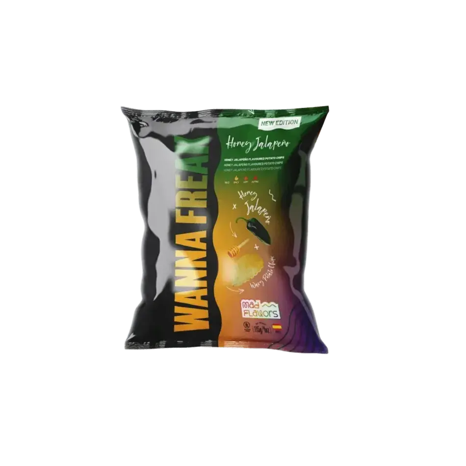 Wanna Freak Honey Jalapeño Chips, 115g