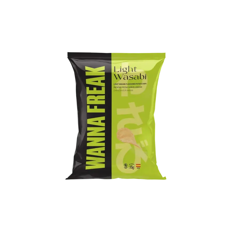 Wanna Freak Light Wasabi Chips, 115g