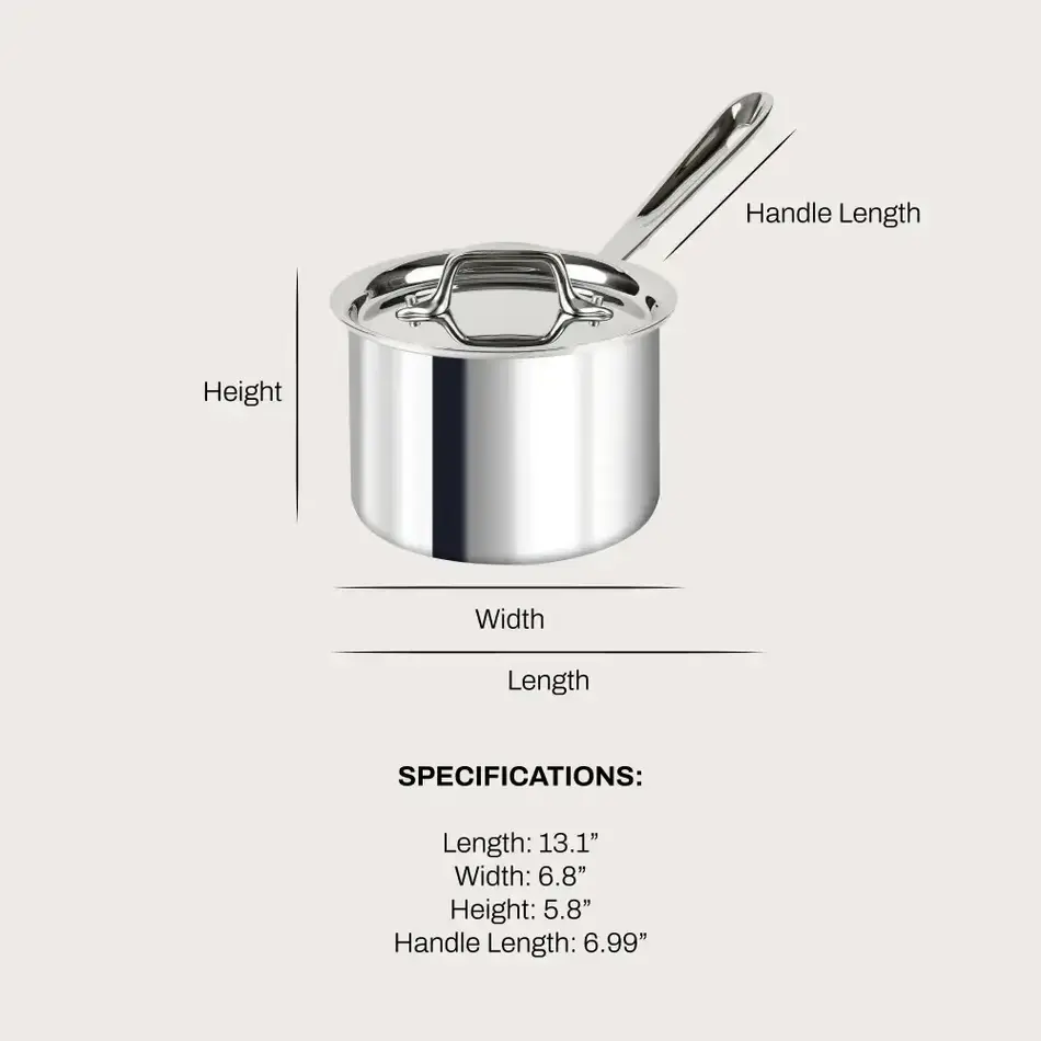 All Clad All Clad Stainless Saucepan, 2QT