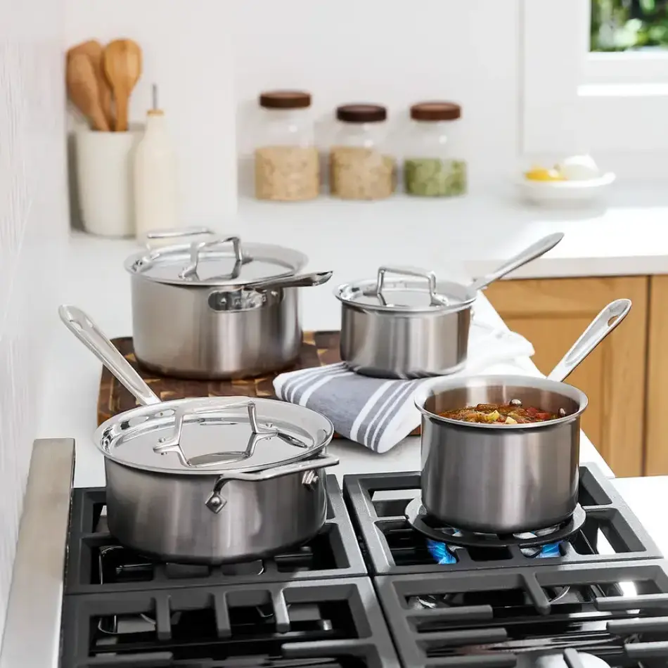 All Clad All Clad Stainless Saucepan, 4QT