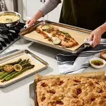 All Clad Stainless Steel Quarter Sheet Pan, 9" x 12.5"