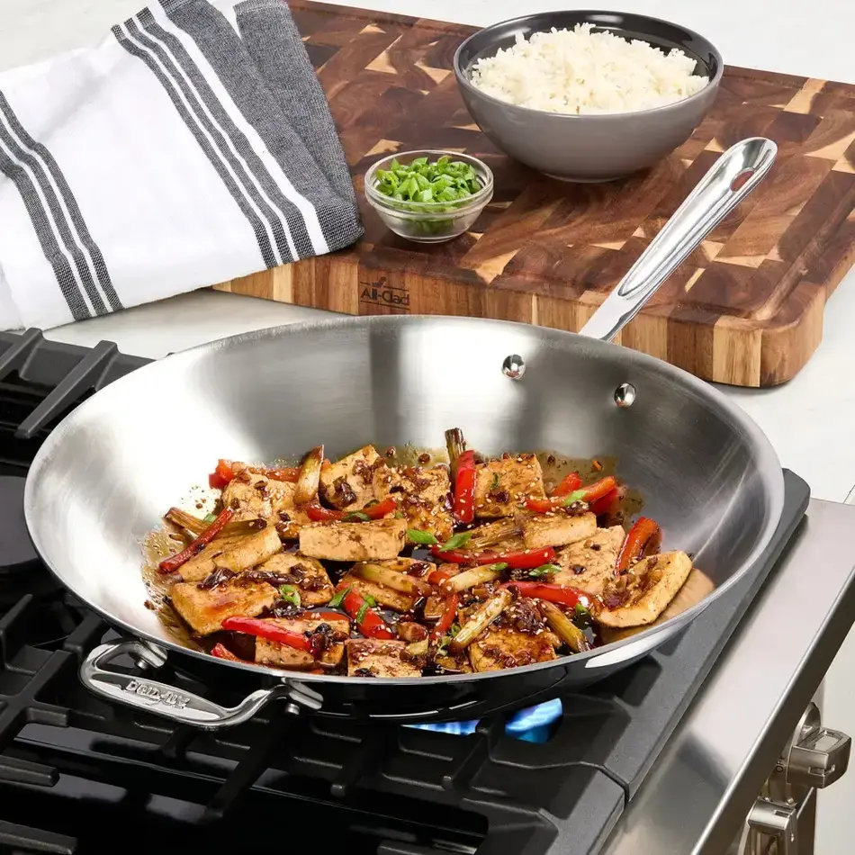 All Clad 14"  Stir Fry Wok