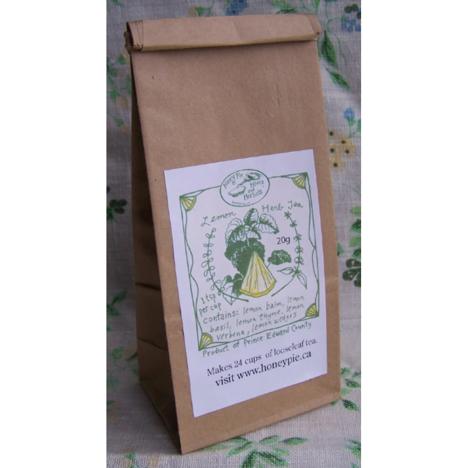 Honey Pie Hives Herbal Tea, Lemon Herb