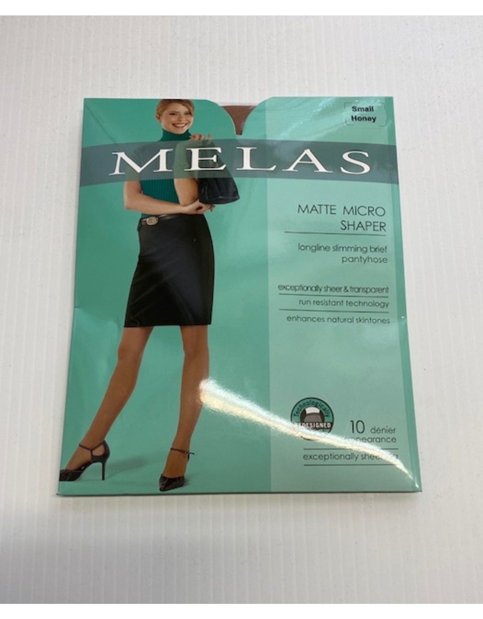 Melas MelasWomen's Matte Micro Shaper 10 Denier AS-619