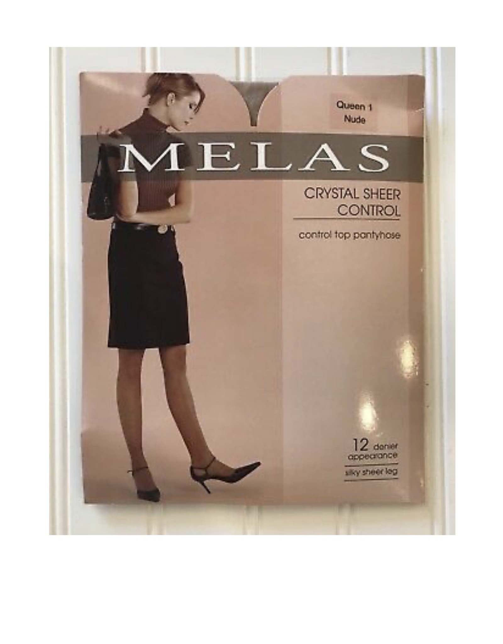 Melas Melas  Women's Crystal Sheer Control Top Queen AS-609Q