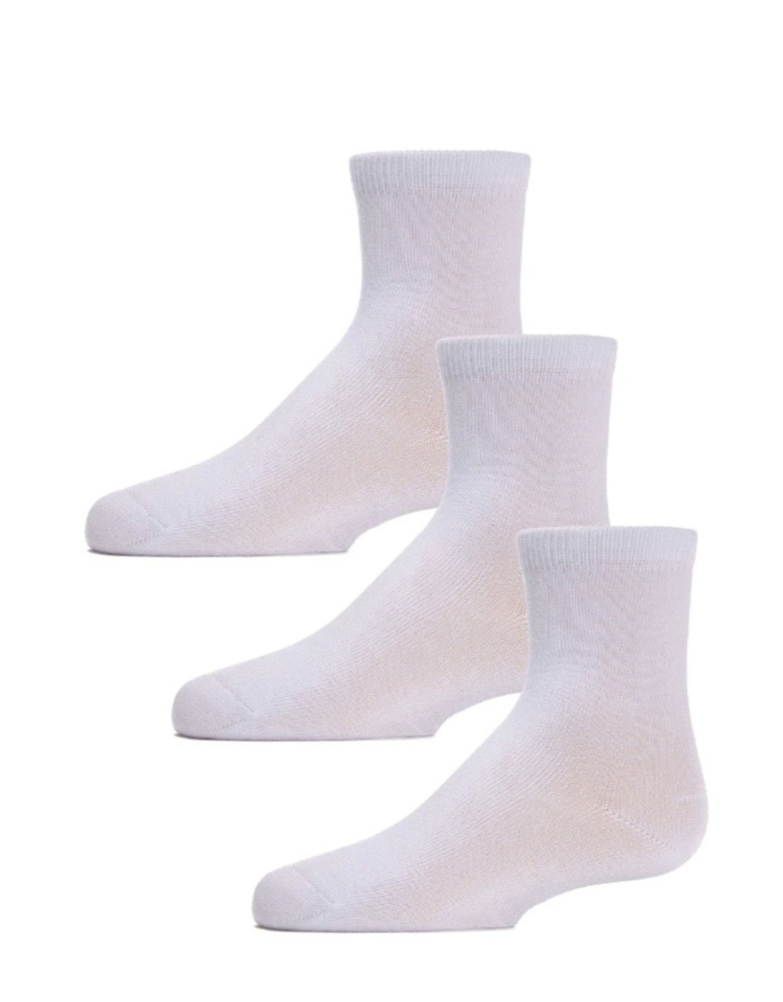 Memoi Kids Mid Cut Socks 3 Pair Pack - Sox World Plus