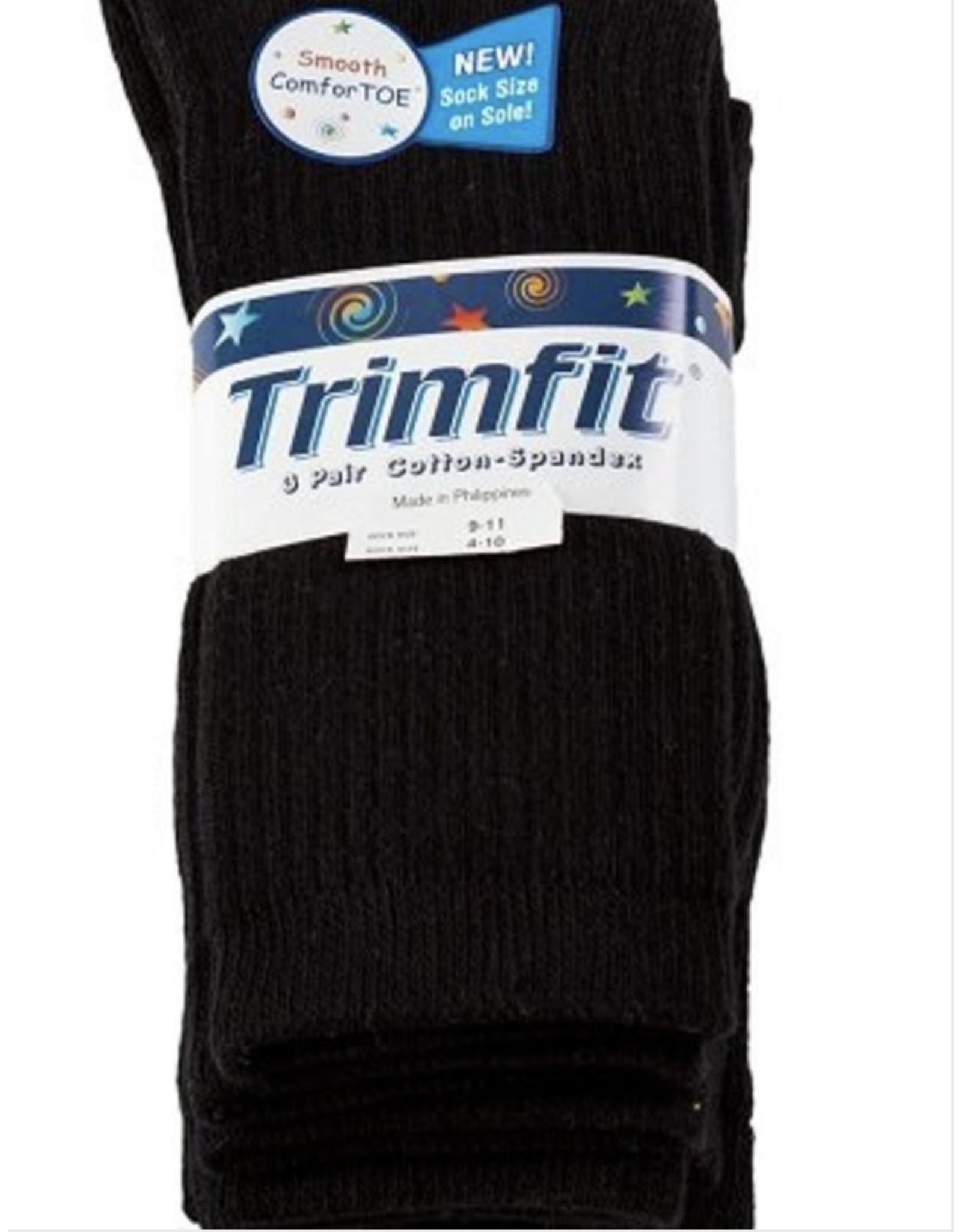 Trimfit Trimfit Boys Cotton Ribbed Crew Sock 01703