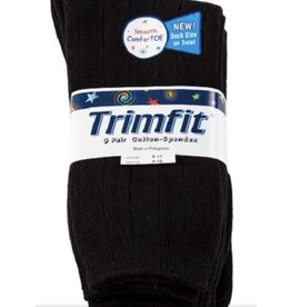 Trimfit Trimfit Big Boys Cotton Wide Ribbed Crew Sock 10786