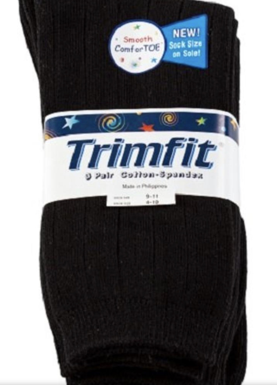 Trimfit Big Boys Cotton Wide Ribbed Crew Sock 10786 Sox World Plus