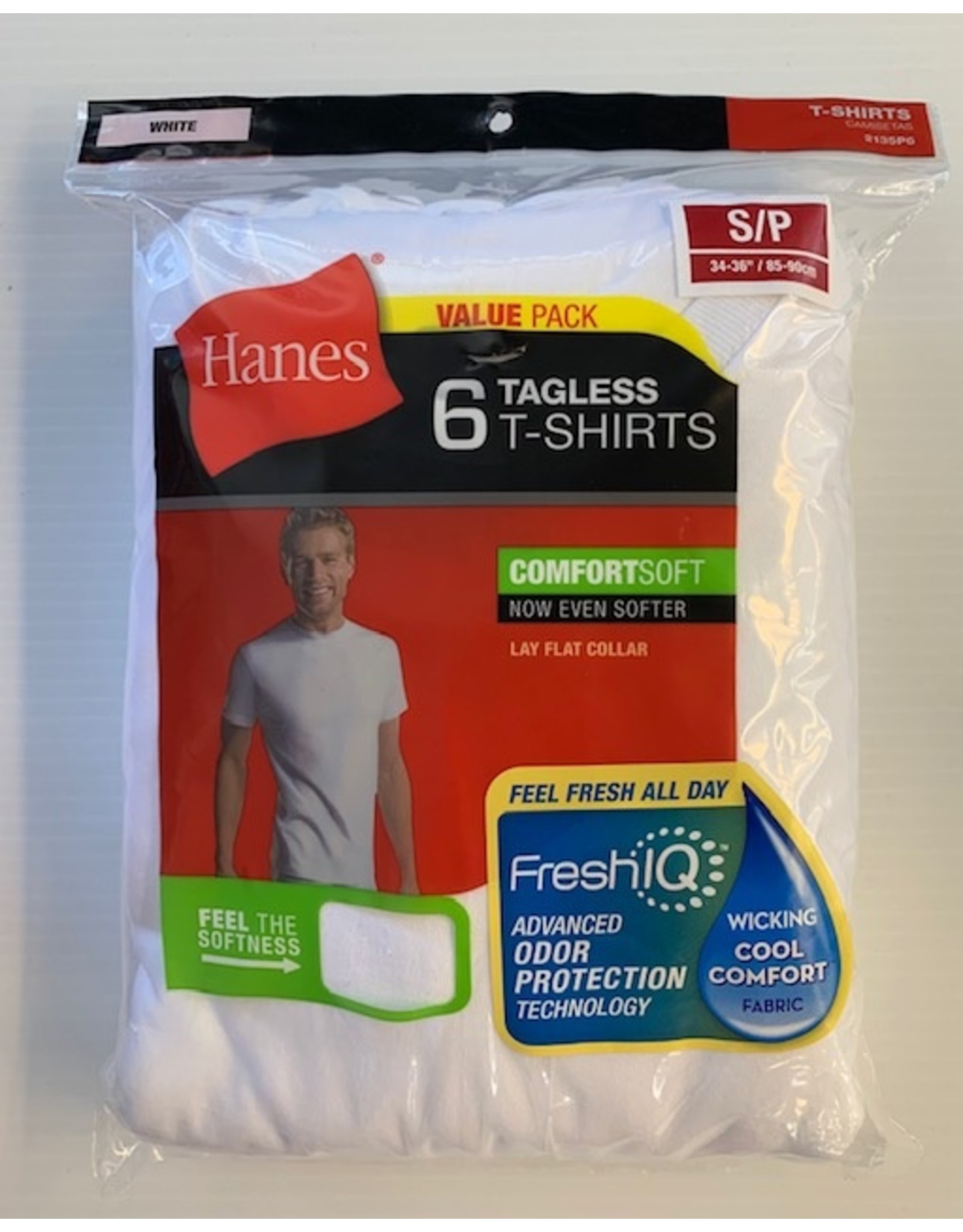 Hanes Mens Hanes Crew Neck T-Shirt