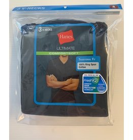 Hanes Men's Colored Comfort Soft V- Neck T-Shirts