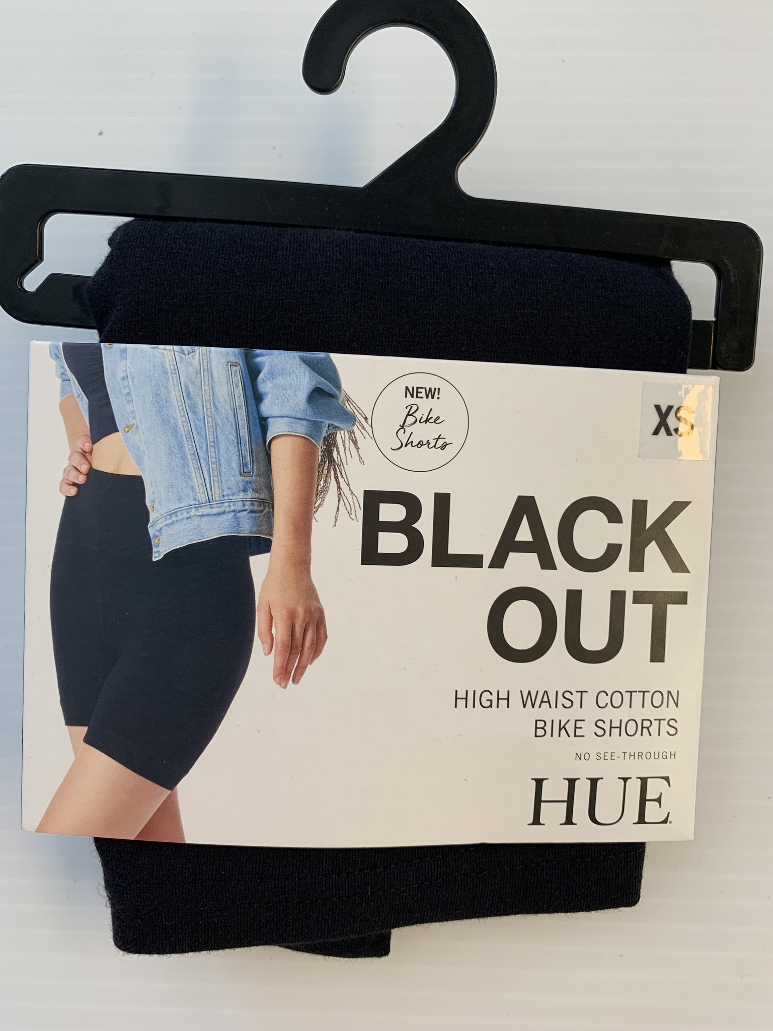 Hue Women s High Waist Cotton Bike Shorts U20627 Sox World Plus