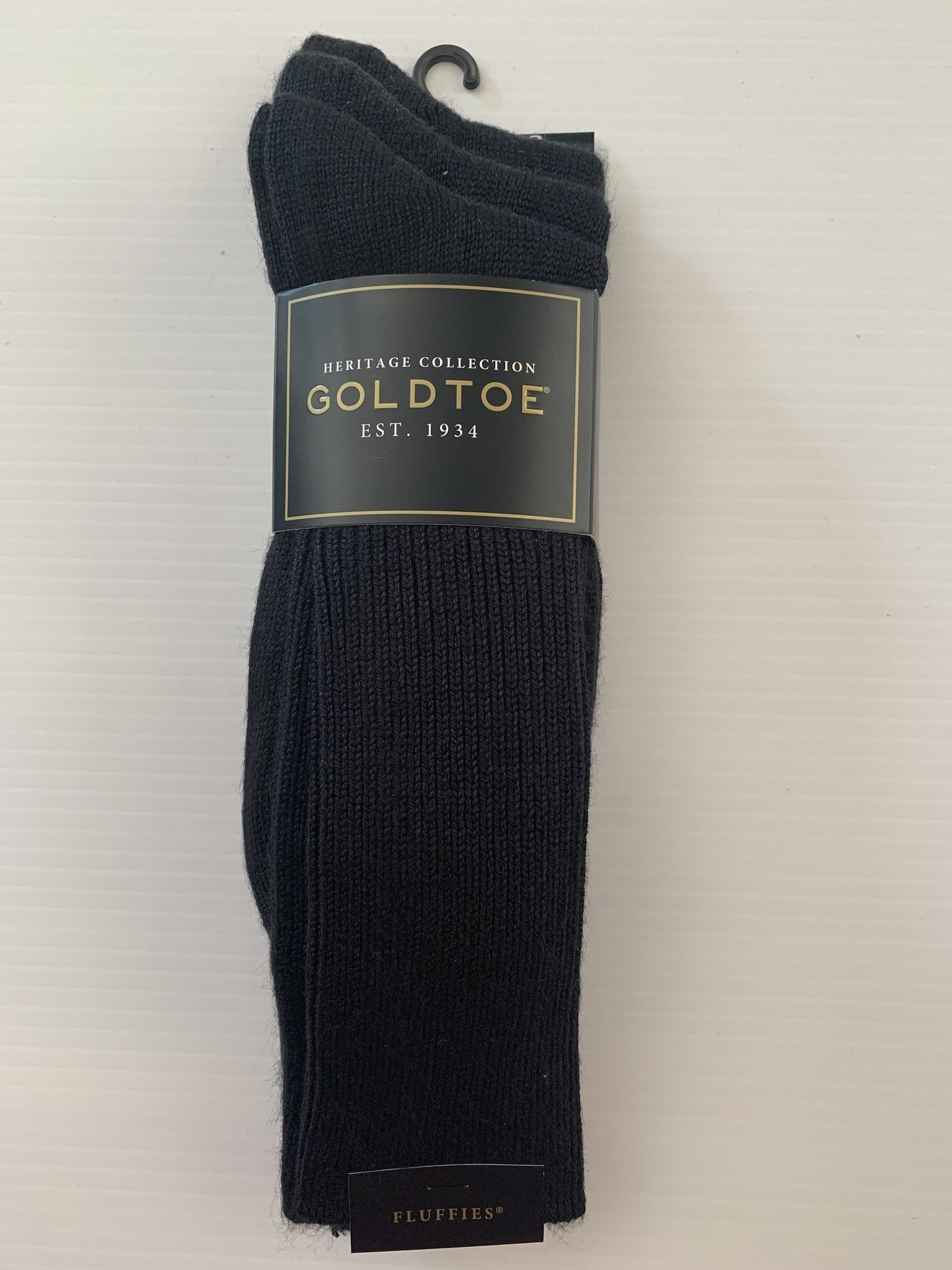 Goldtoe Men's Fluffies Reinforced Toe Socks - 3 Pack 523S - Sox World Plus