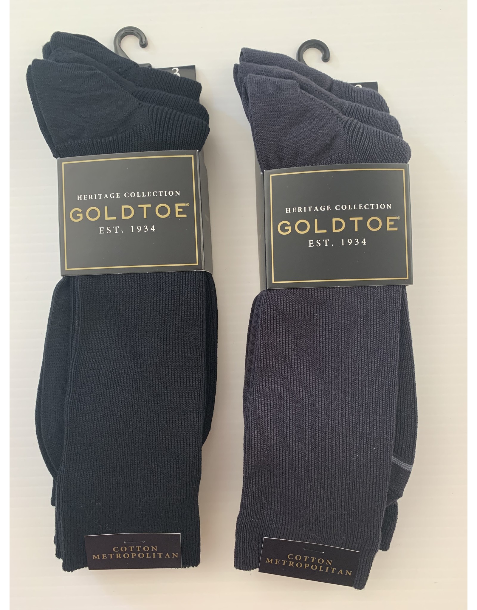 Goldtoe Men's Cotton Athletic Crew Socks 6-Pack - Sox World Plus