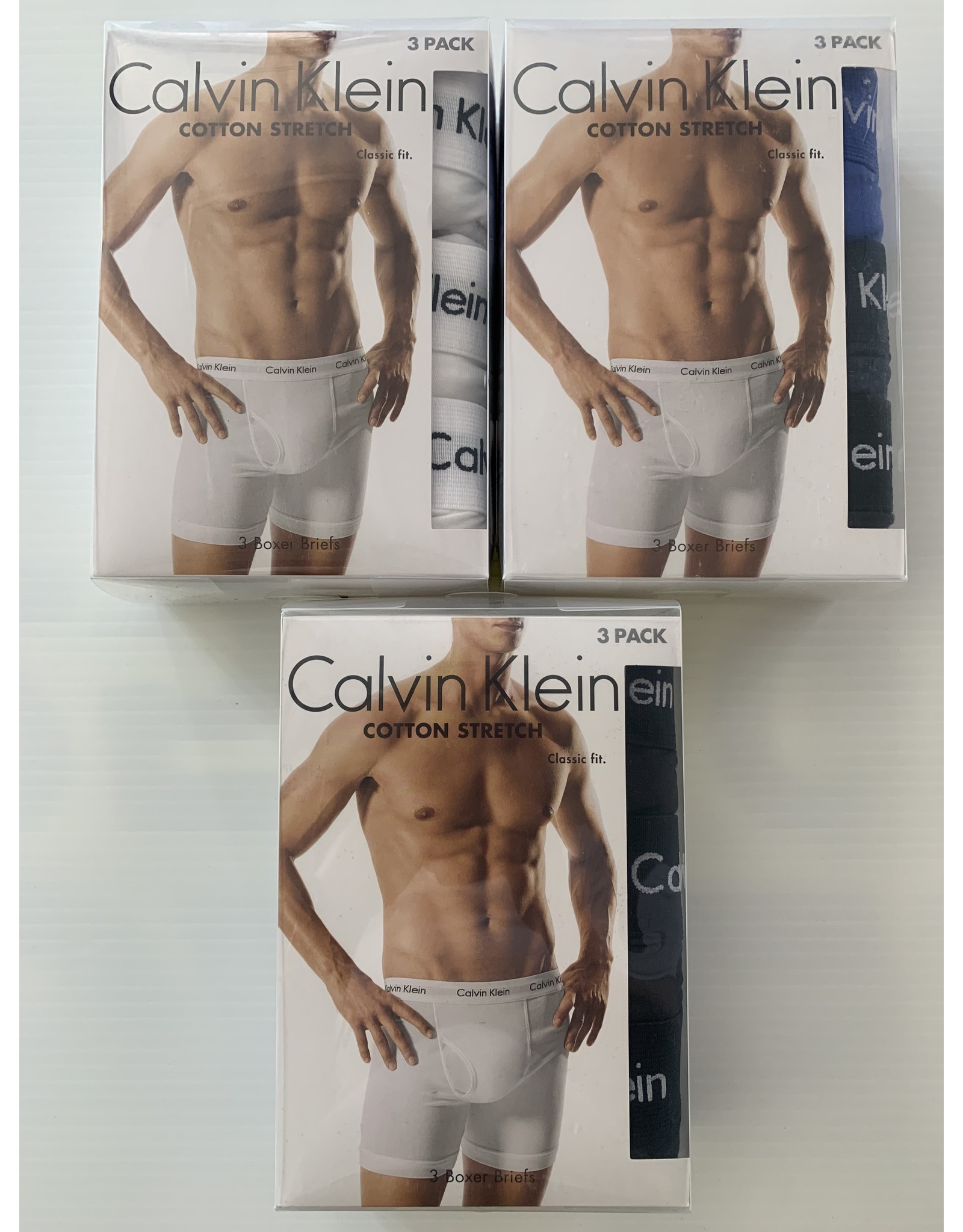 Calvin Klein Calvin Klein Men's Classic Cotton Stretch  Boxer Briefs 3-Pack