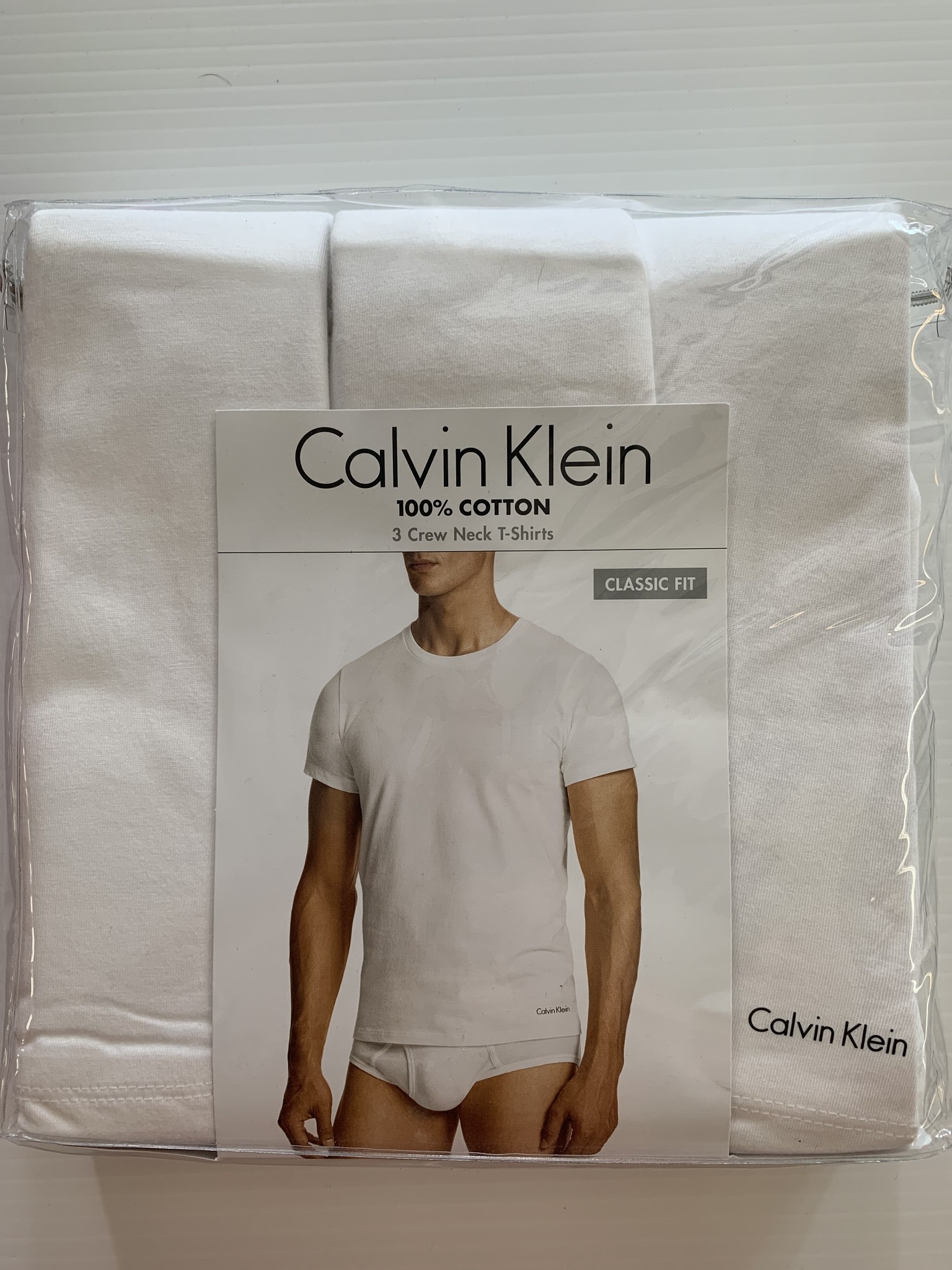 Calvin Klein Men's Classic Crew Neck T-Shirts 3-Pack - Sox World Plus