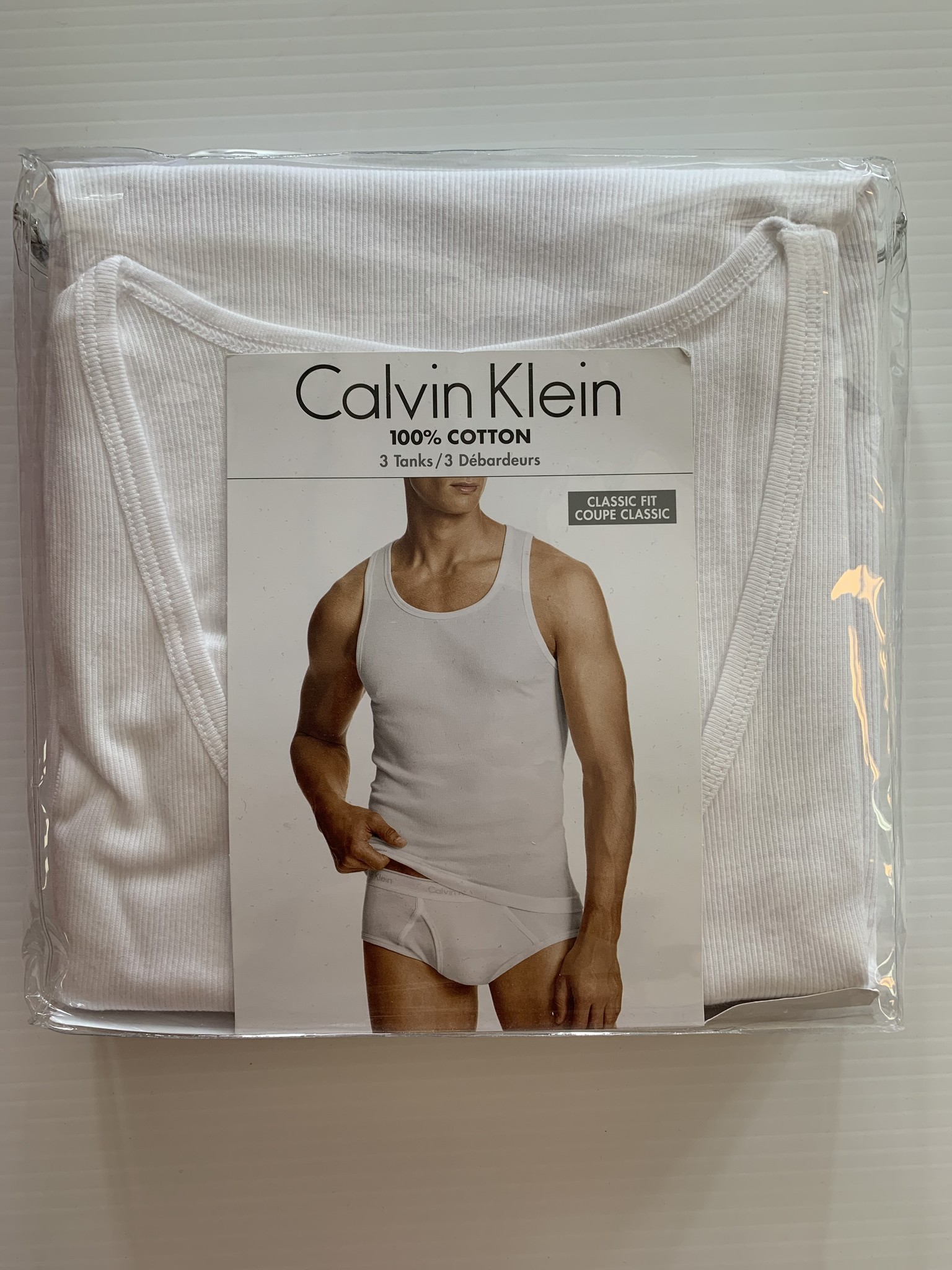 Calvin Klein Men's Classic Cotton Tanks 3-Pack - Sox World Plus