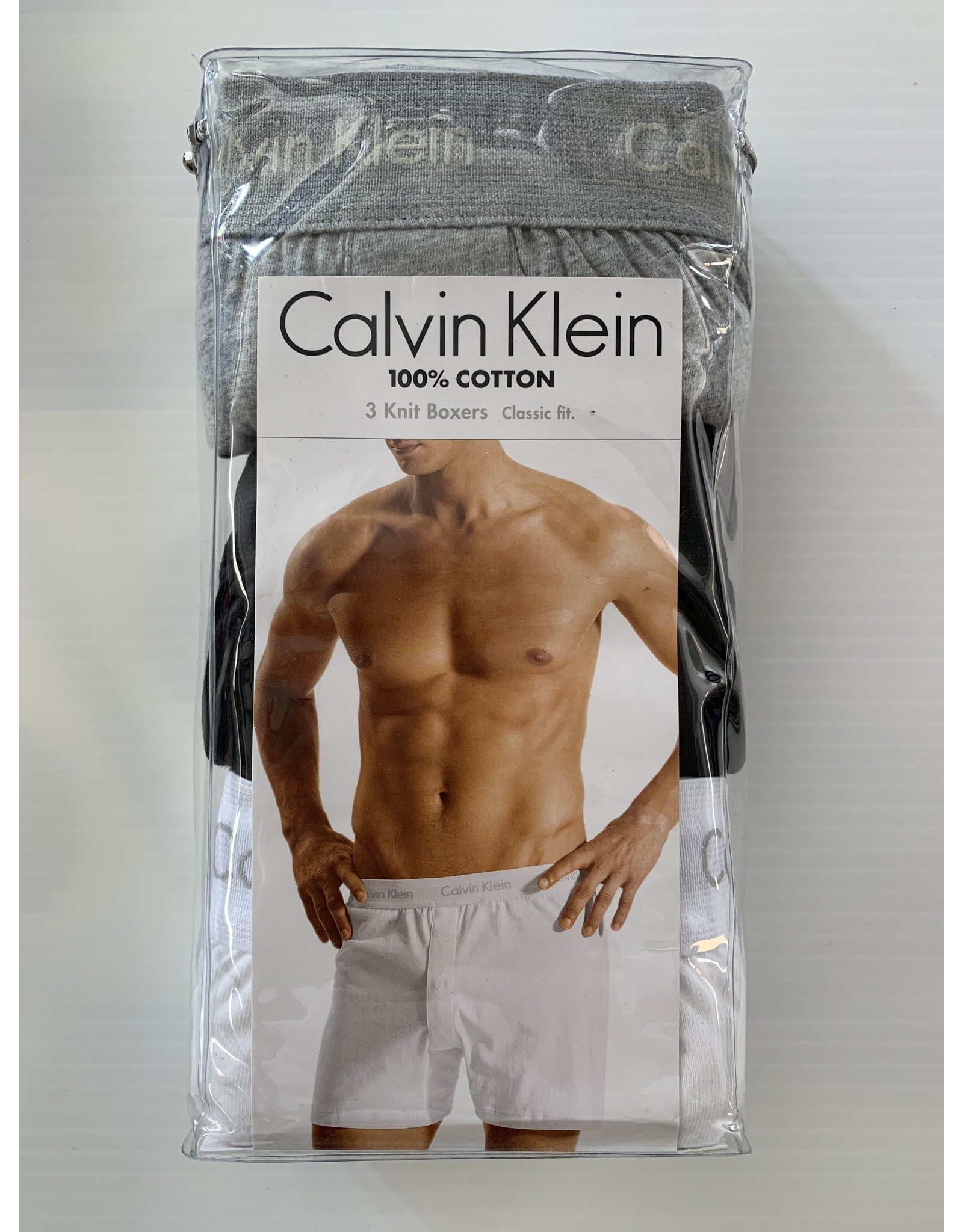 Calvin Klein Calvin Klein Men's Classic Cotton Knit Boxers 3-Pack