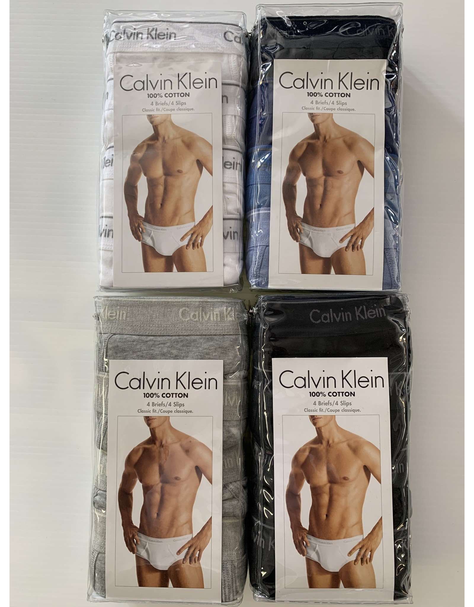 Calvin Klein Cotton Classic Fit Basic Briefs - 4-Pack u4000