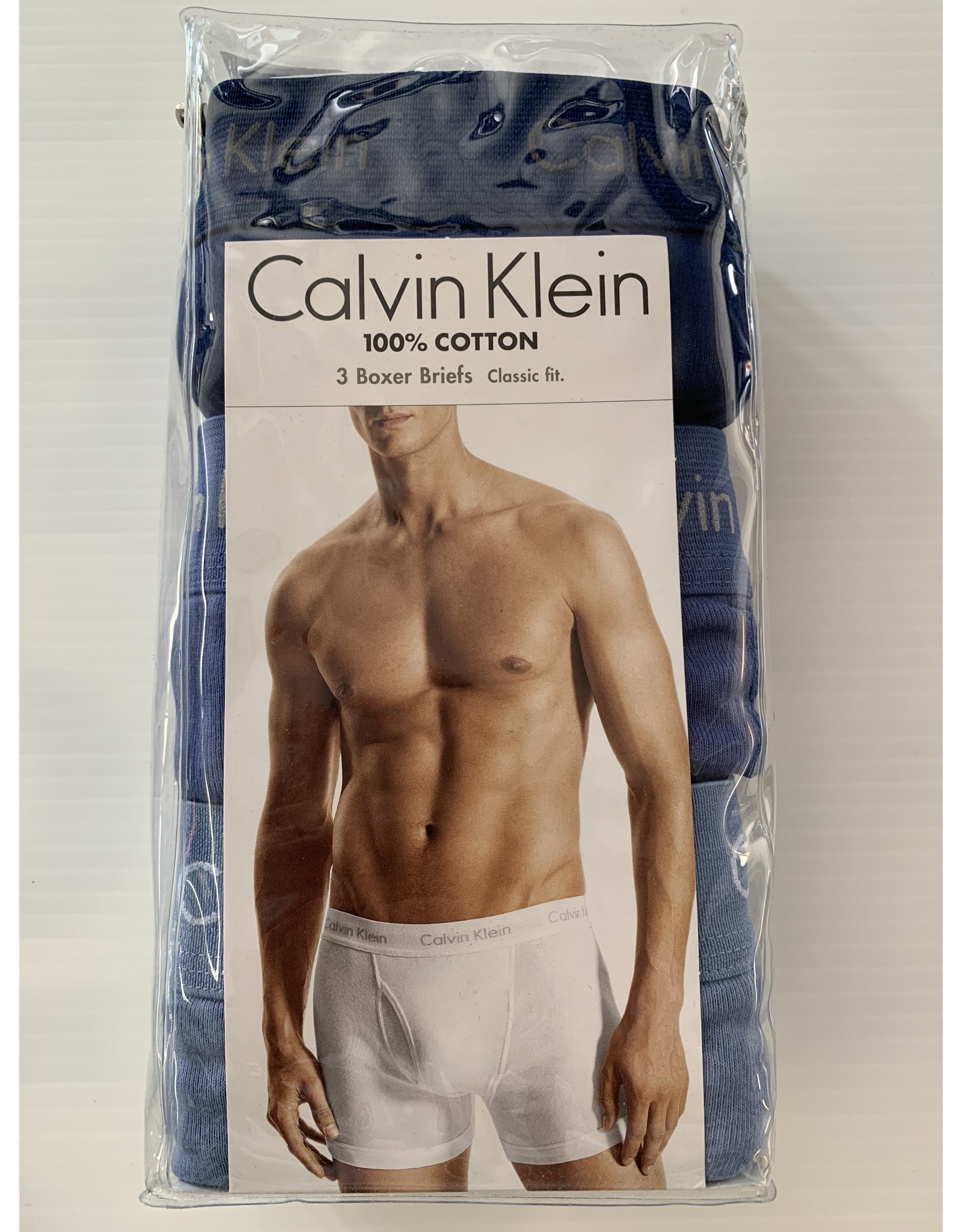 Calvin Klein Men's Classic Cotton Boxer Briefs 3-Pack - Sox World Plus