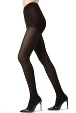 Memoi Memoi Women's Chevron Fashion Tights MO-316