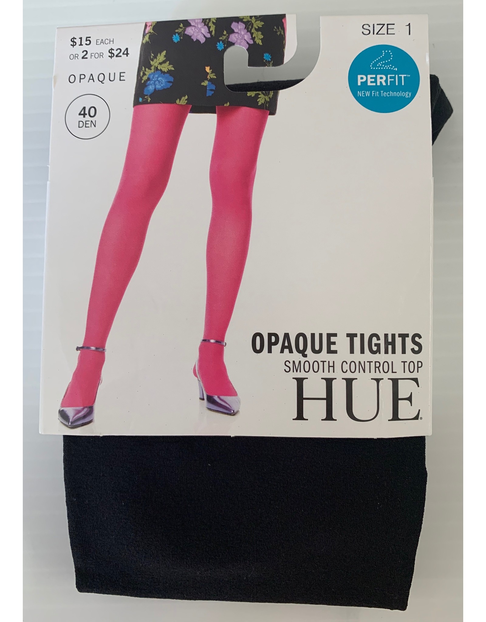 Hue Hue Control Top Opaque Tights 40 Denier