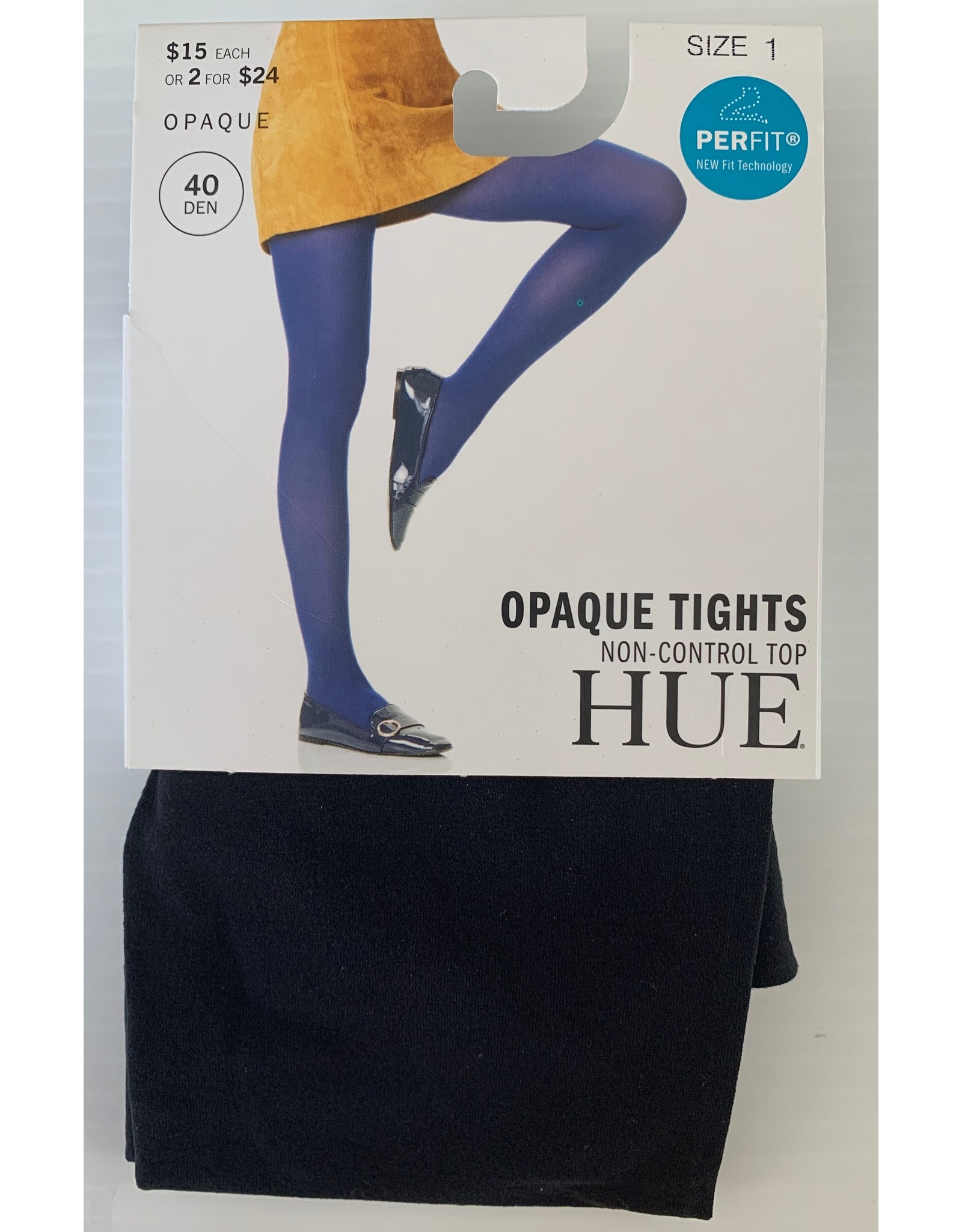 Hue Hue Non-Control Top Opaque Tights 40 Denier