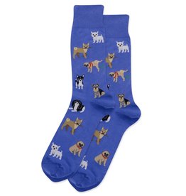 Hotsox Hotsox Men's Dogs Of The World Crew Socks HSM10041