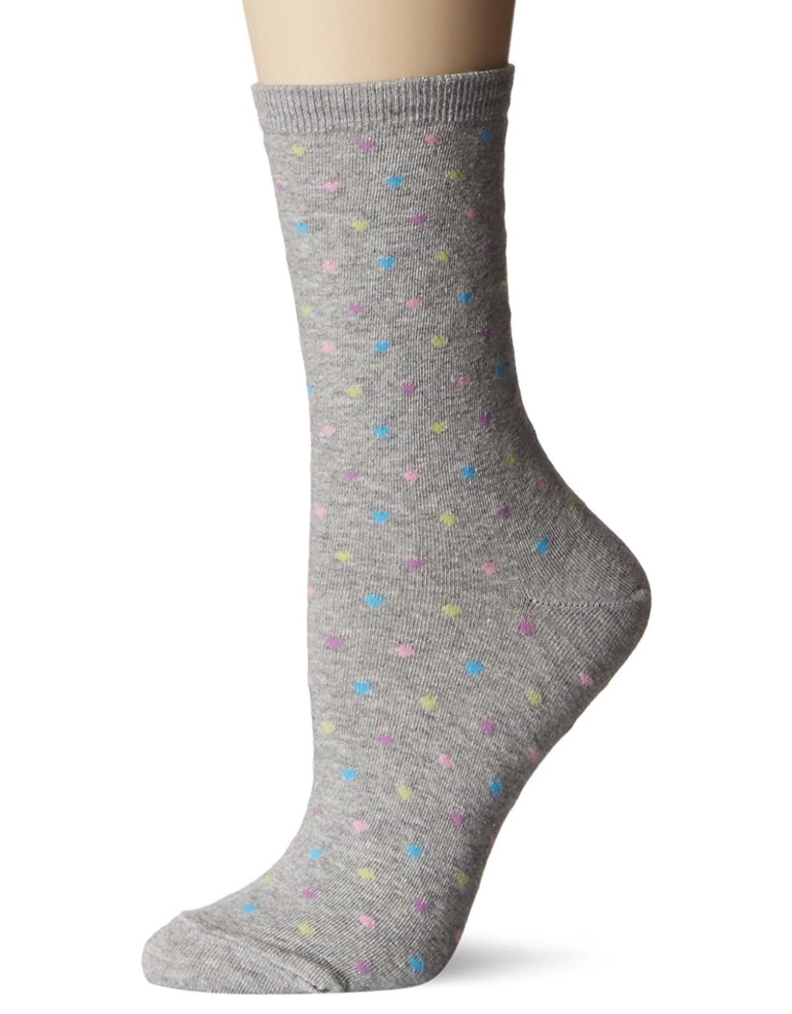 HOTSOX Women's Speckled Sheer Crew Socks