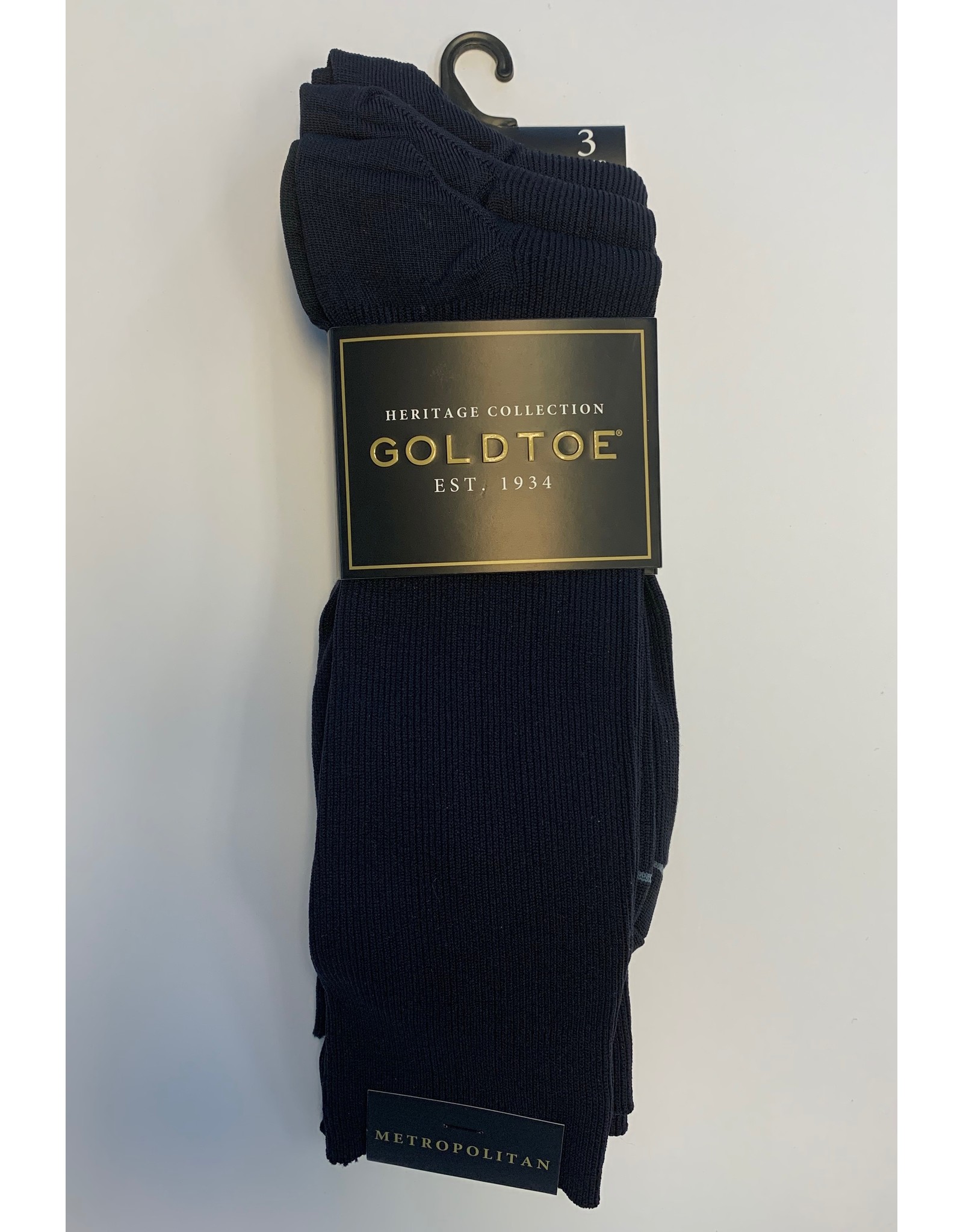 Goldtoe Goldtoe Men's Metropolitan Reinforced Toe Socks - 3 Pack 101S