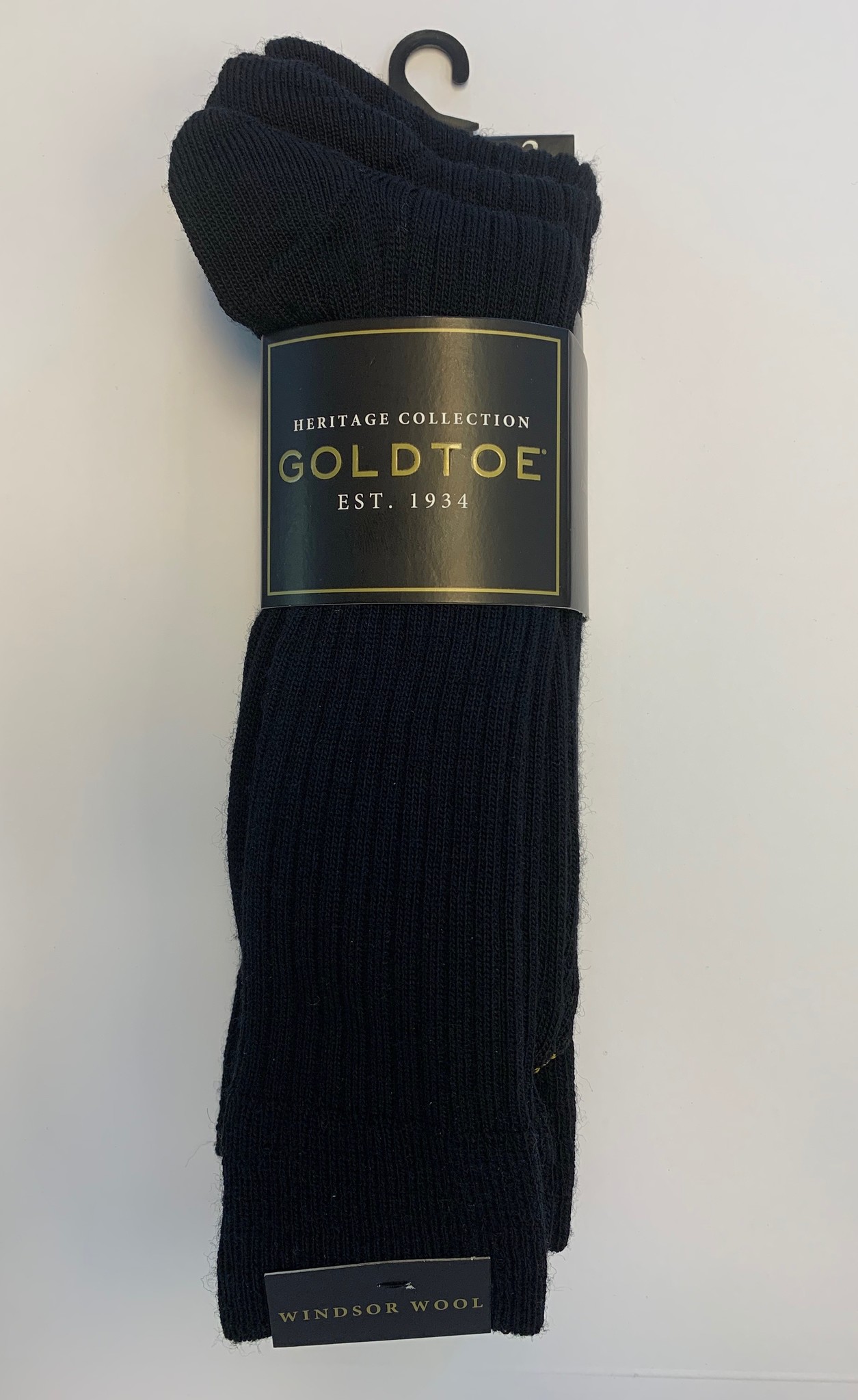 Goldtoe Men's Winsor Wool Reinforced Toe Socks - 3 Pack 1446S - Sox ...