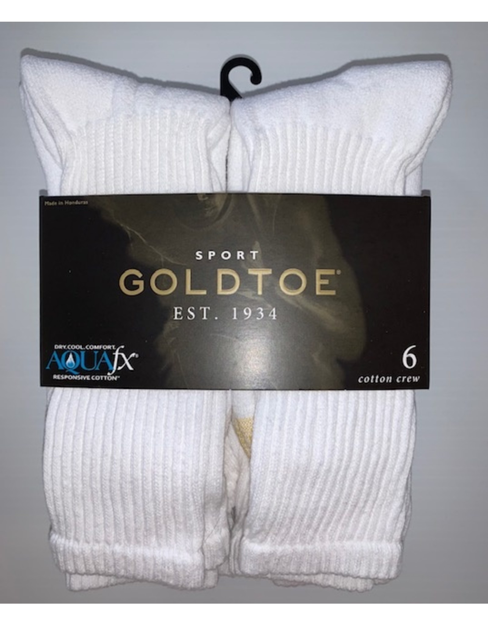 Goldtoe Goldtoe Men's Cotton Athletic Crew Socks 6-Pack