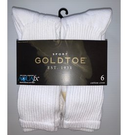 Goldtoe Goldtoe Men's Cotton Athletic Crew Socks 6-Pack