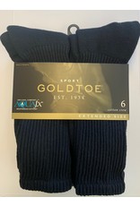 Goldtoe Goldtoe Extended Size Men's Cotton Athletic Crew Socks 6-Pack