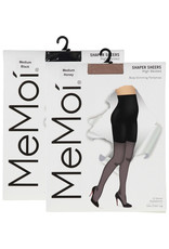 Memoi Memoi Women's High Waisted 12 Denier Body Slimming Pantyhose MM-228