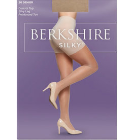 Berkshire Berkshire Silky Extra Wear Control Top Pantyhose with Reinforced Toe - 4428