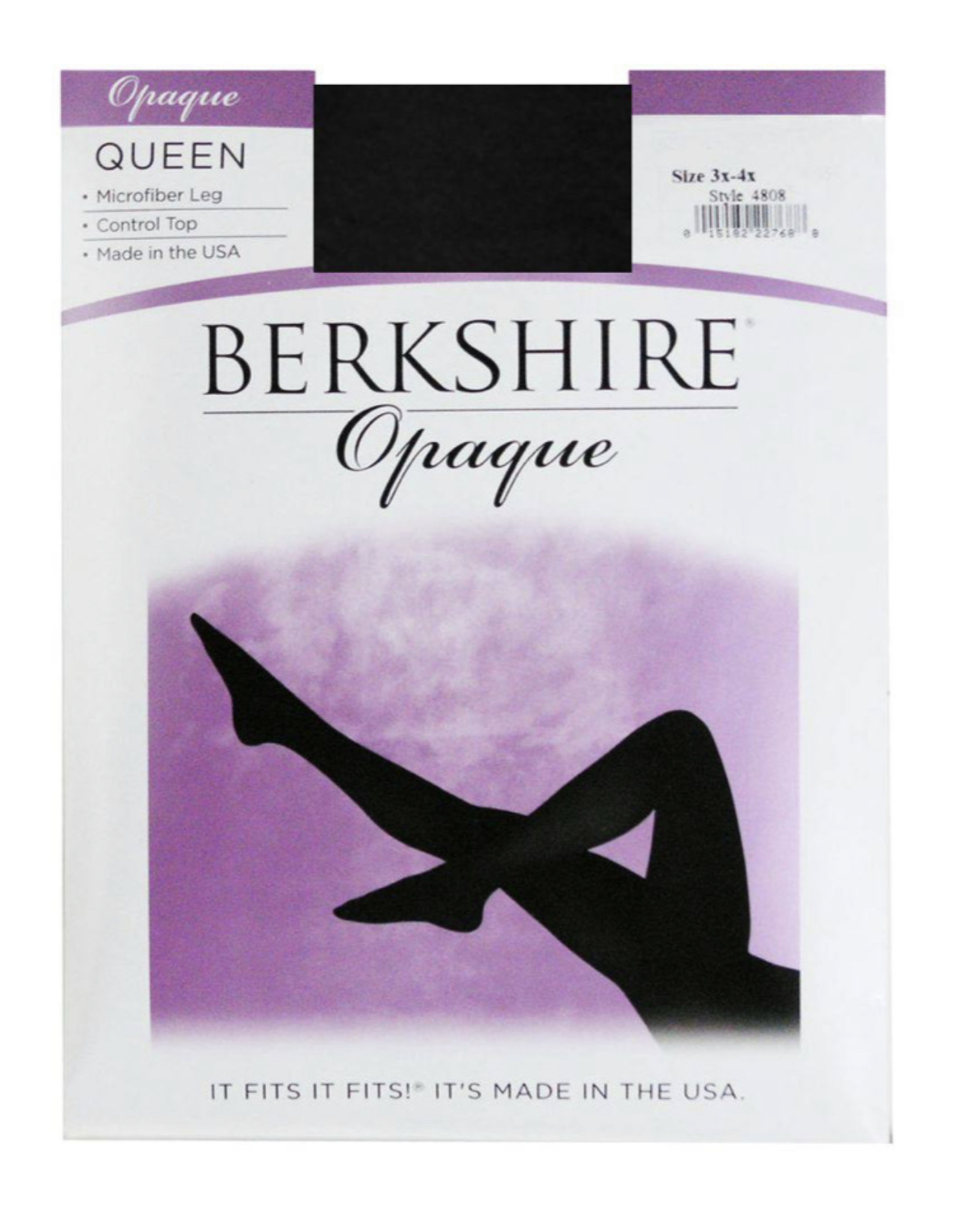 Berkshire Berkshire Women's Queen Microfiber Opaque Control Top Tights 4808