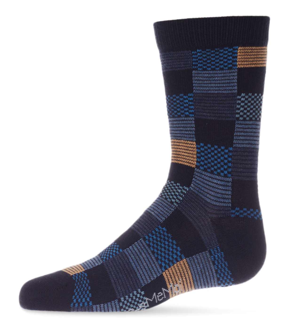 Memoi Boys Checkerboard Crew Sock MK 162 Sox World Plus