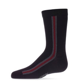 Memoi Memoi Boys Side Stripe Crew Sock MK - 160