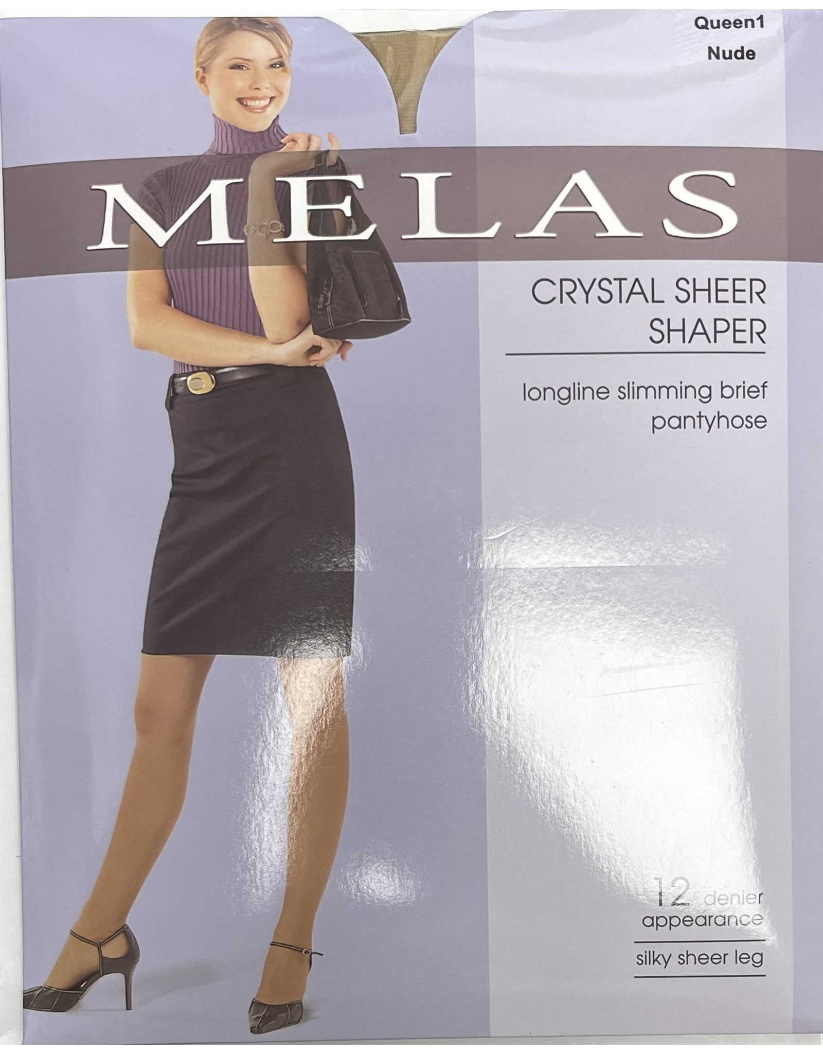 Melas Melas  Women's Crystal Sheer Shaper Queen AS-611Q