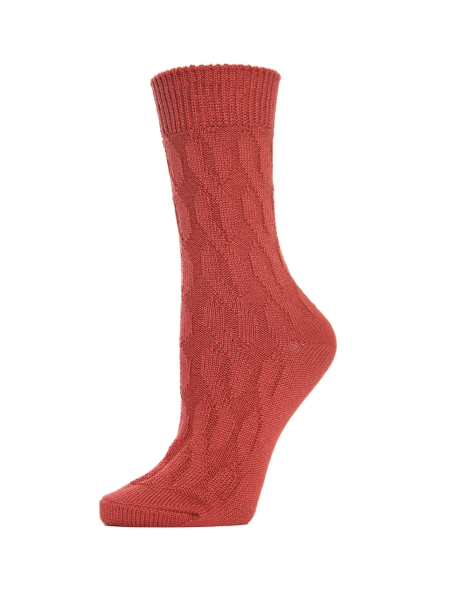 Memoi Memoi Twist Class Knit Boot Sock MO-603