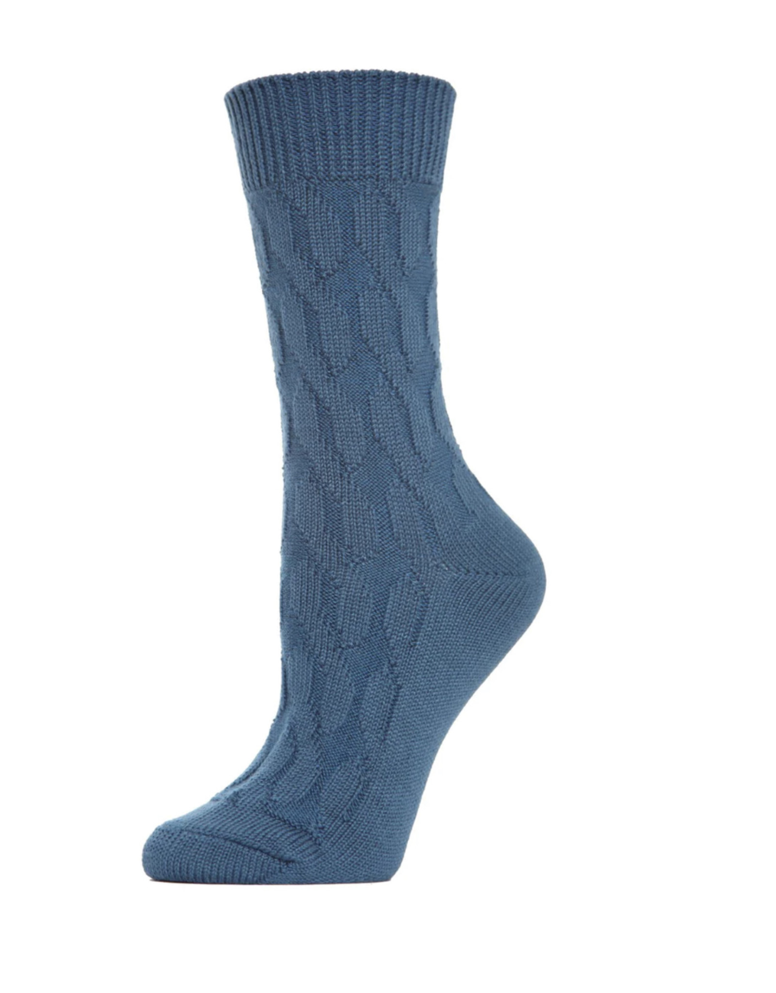 Memoi Memoi Twist Class Knit Boot Sock MO-603