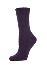 Memoi Memoi Twist Class Knit Boot Sock MO-603