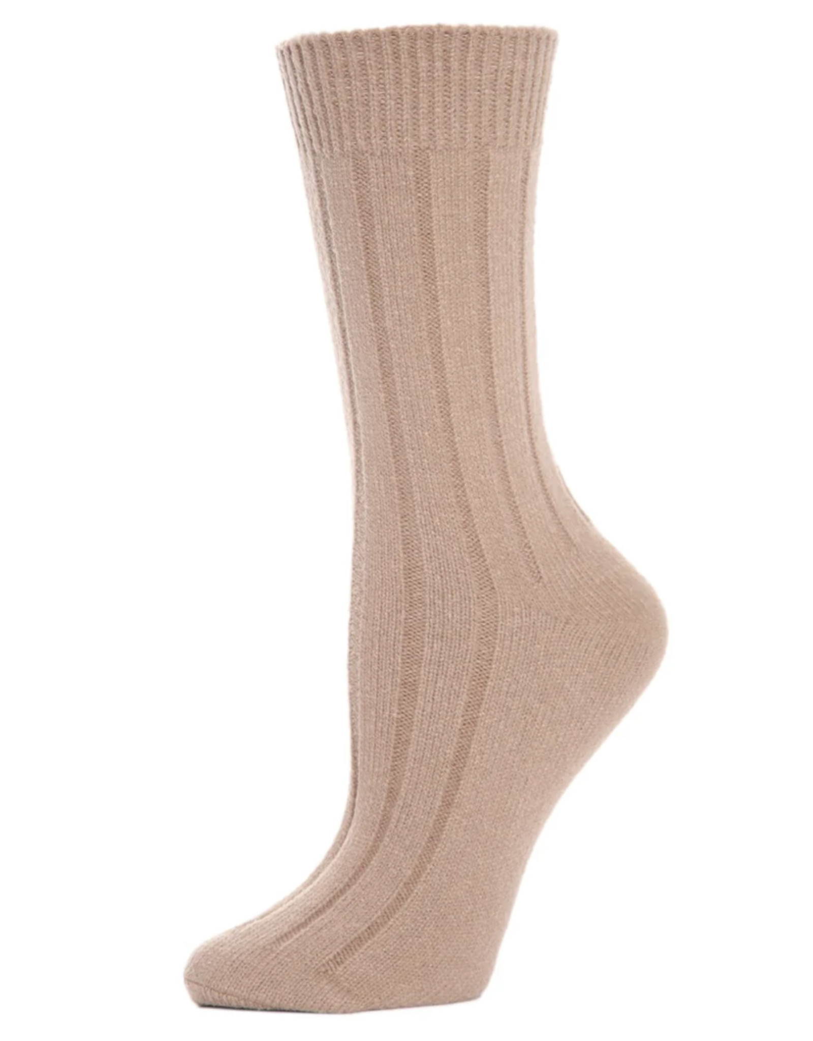 Memoi Memoi Ribbed Lush Boot Socks MO-602