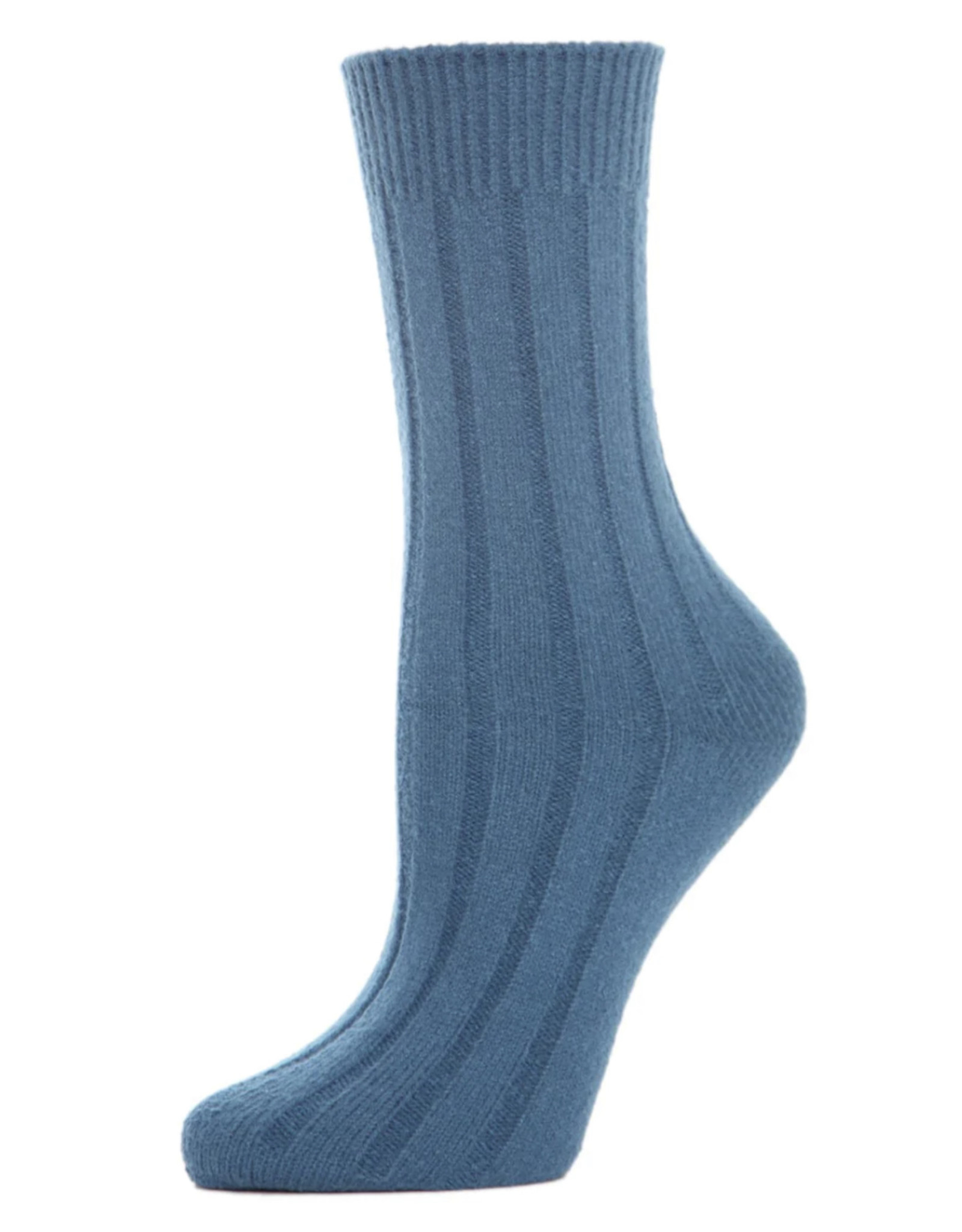 Memoi Memoi Ribbed Lush Boot Socks MO-602