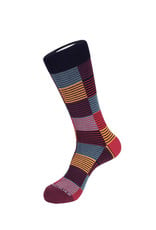 Unsimply Stitched Unsimply Stitched Men's Mini Stripe Check Sock